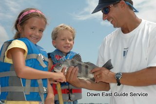 Fly Fishing trout and puppy drum or red fish in North Carolina